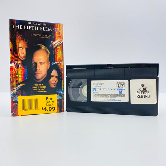 The Fifth Element VHS tape (1997) Columbia Tristar Home Video