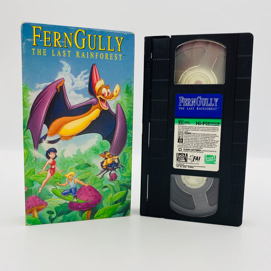 Fern Gully The Last Rain Forest VHS tape (1992) Fox Video