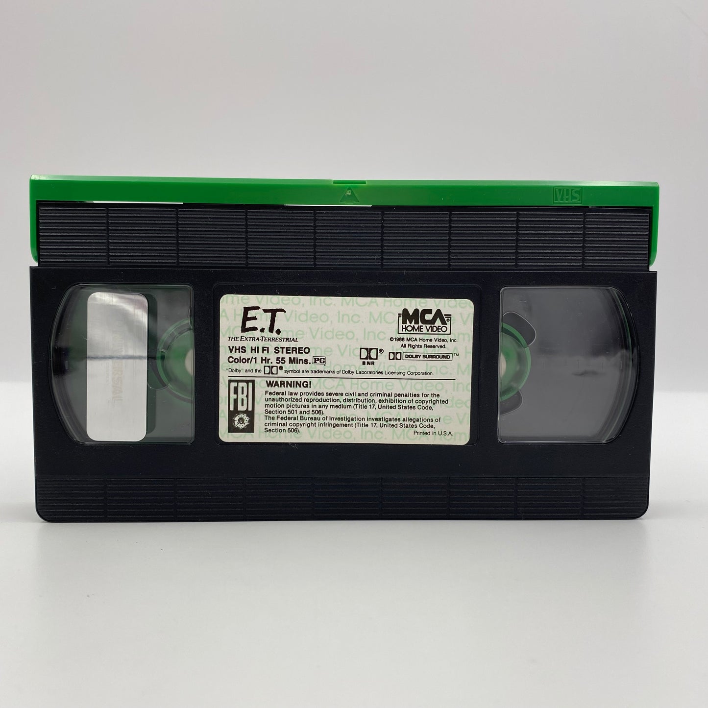 E.T. The Extra Terrestrial VHS tape (1988) MCA Home Video