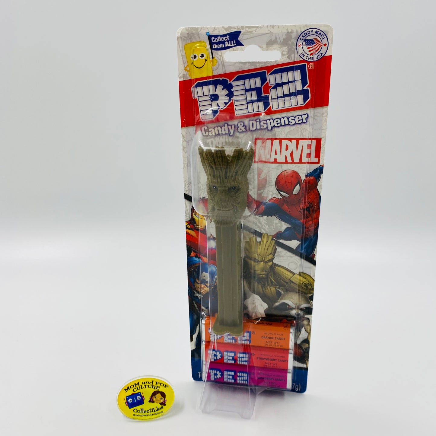 Marvel Groot PEZ dispenser (2017) carded 7.5 Hungary