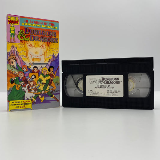 Dungeons & Dragons: In Search of the Dungeon Master VHS tape (1991) Marvel Video!
