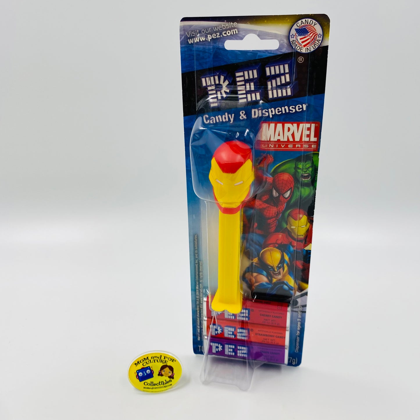 Marvel Iron Man PEZ dispenser (2009) carded 5.9 China