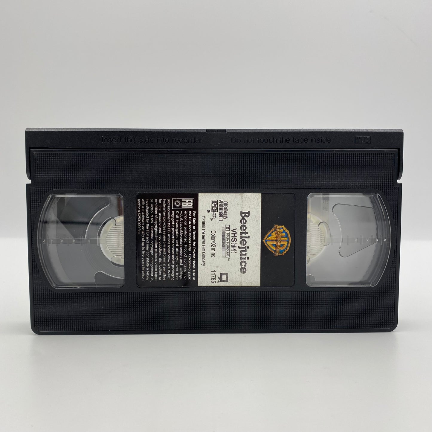 Beetlejuice VHS tape (1991) Warner Home Video
