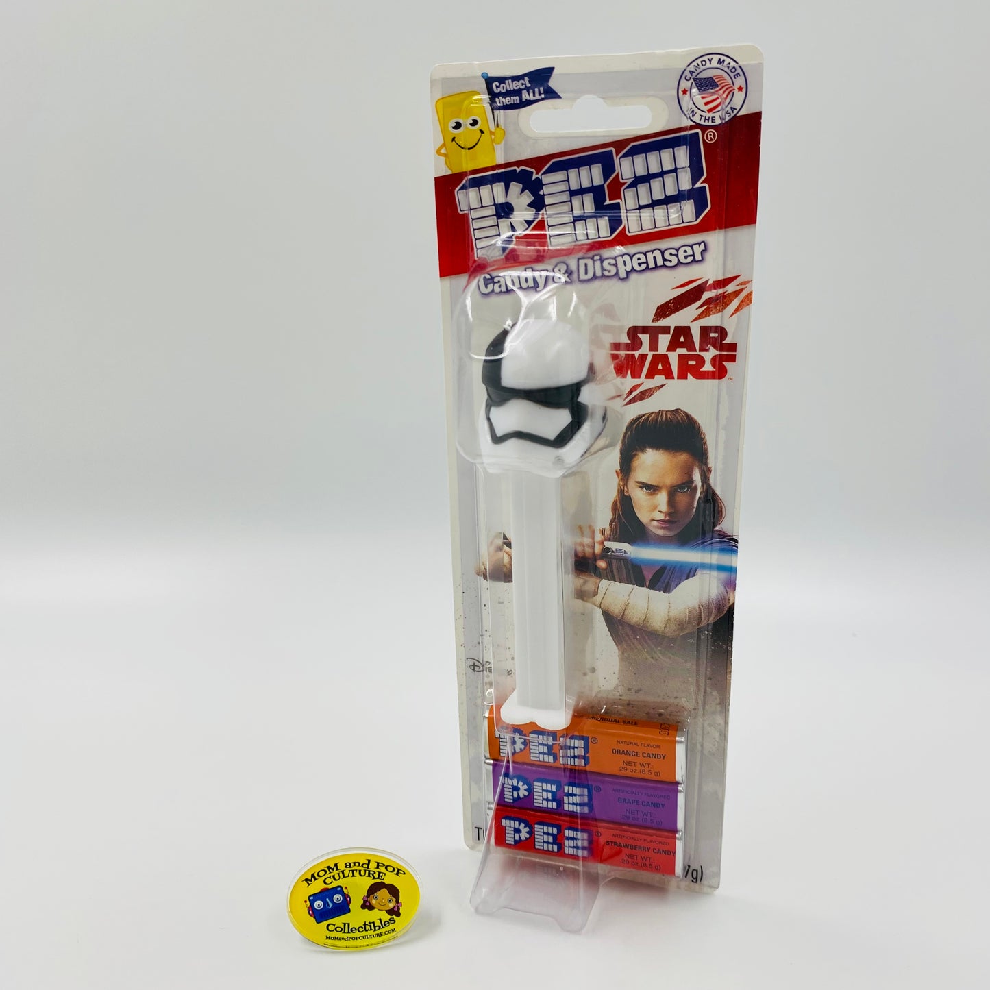 Star Wars First Order Stormtrooper Executioner PEZ dispenser (2017) carded 7.5 China