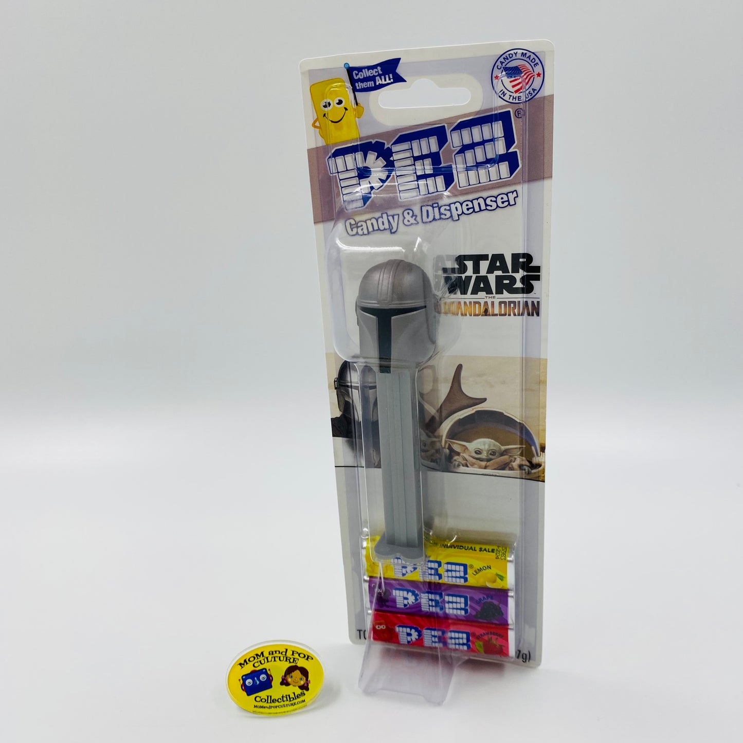 Star Wars The Mandalorian Din Djarin PEZ dispenser (2020) carded 7.5 China
