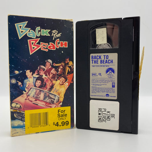 Back to the Beach VHS tape (1987) Paramount