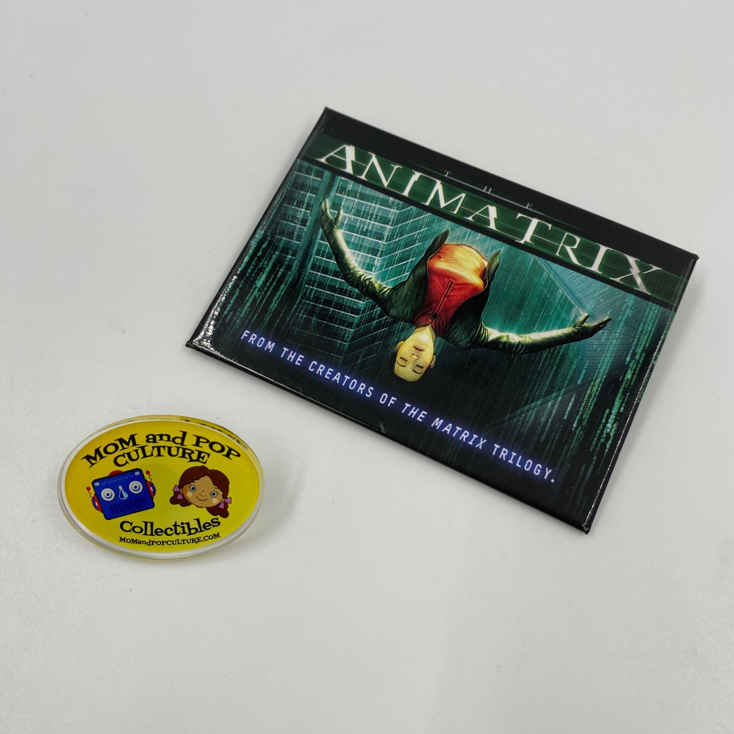Animatrix promo pinback button (2003)