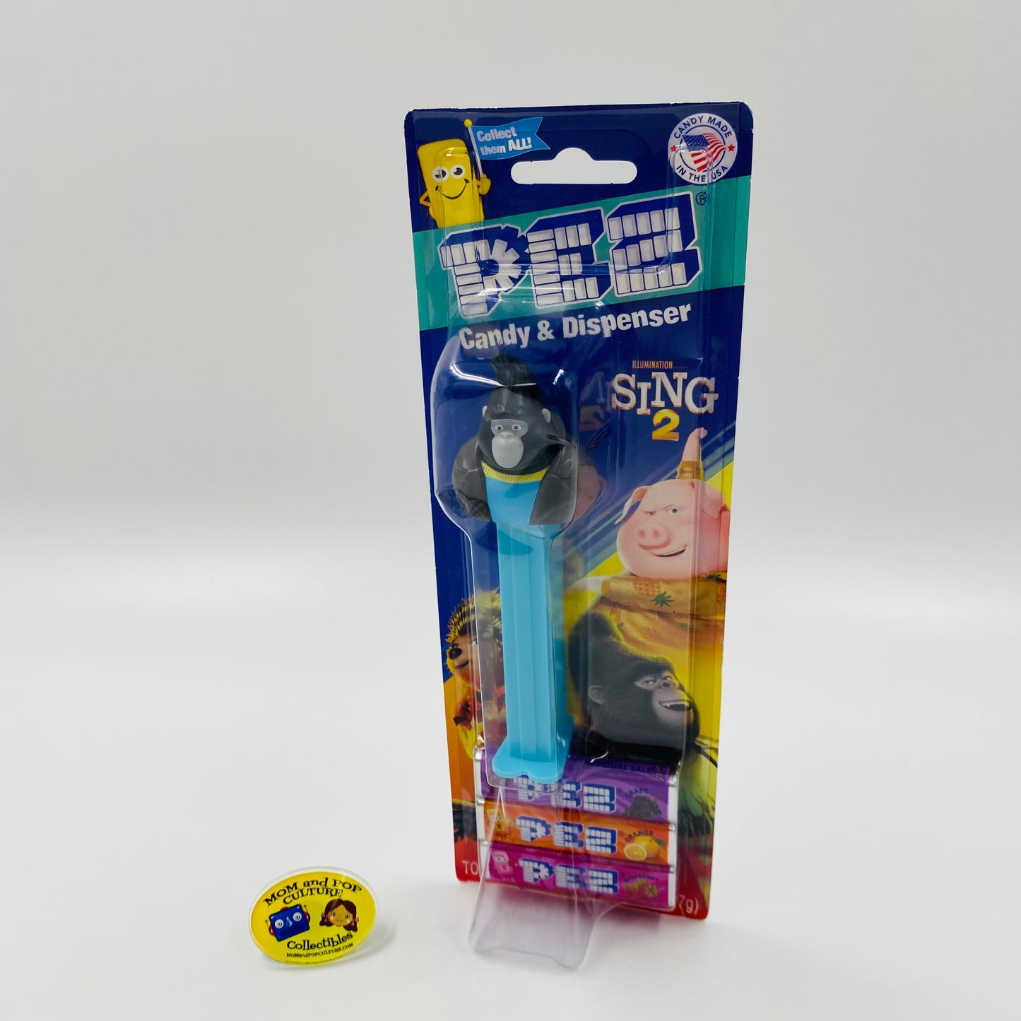 Sing 2 Johnny PEZ dispenser (2021) carded 7.5 China
