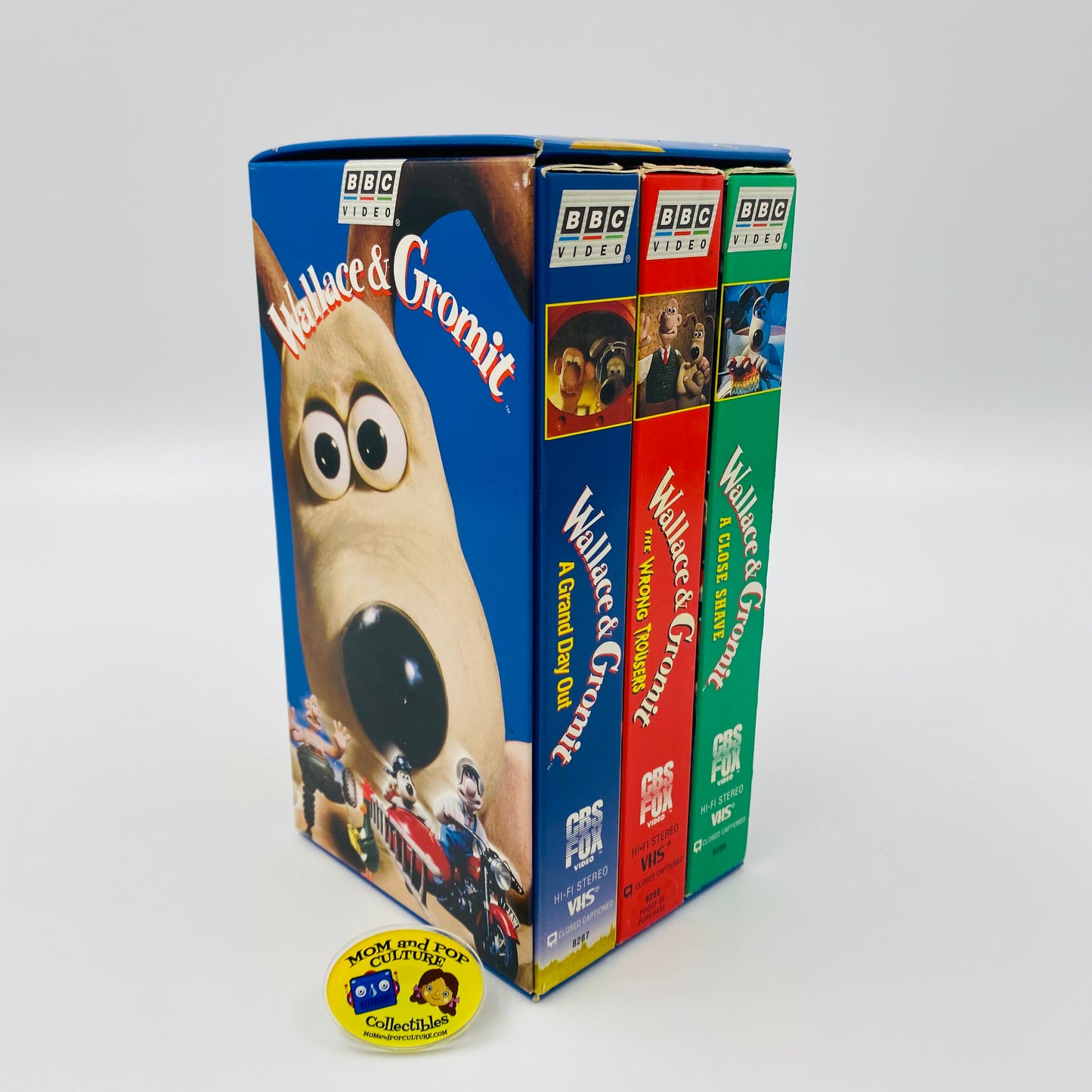 Wallace & Gromit VHS tape box set (1996) BBC Video & CBS/Fox Video