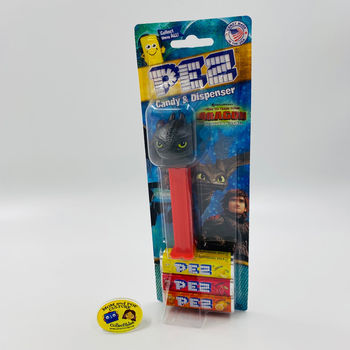 How to Train Your Dragon Toothless PEZ dispenser (2019) carded 7.5 Hungary