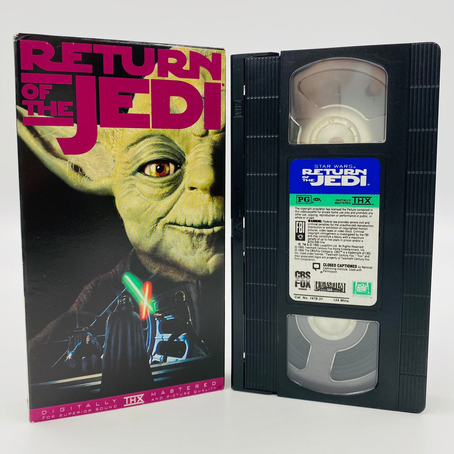 Star Wars Trilogy VHS tape box set (1995) 20th Century Fox Home Entertainment