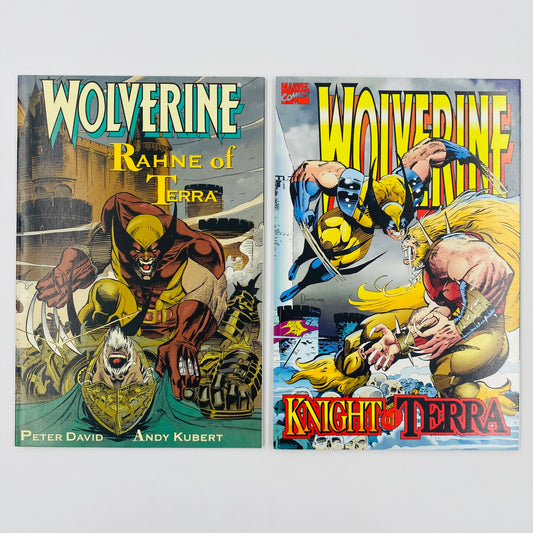 Wolverine & Wolfsbane in Geshem Fun Pack: Wolverine Rahne of Terra (1991) & Wolverine Knight of Terra (1997) Marvel