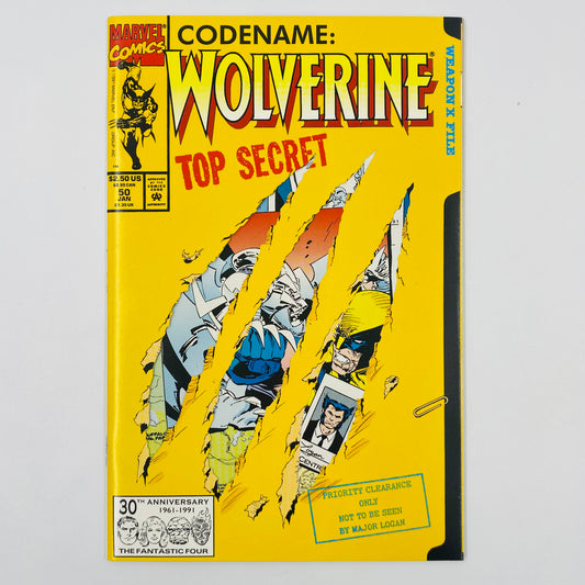 Wolverine #50 “Shiva Scenario” phase 3 of 3 (1992) Marvel
