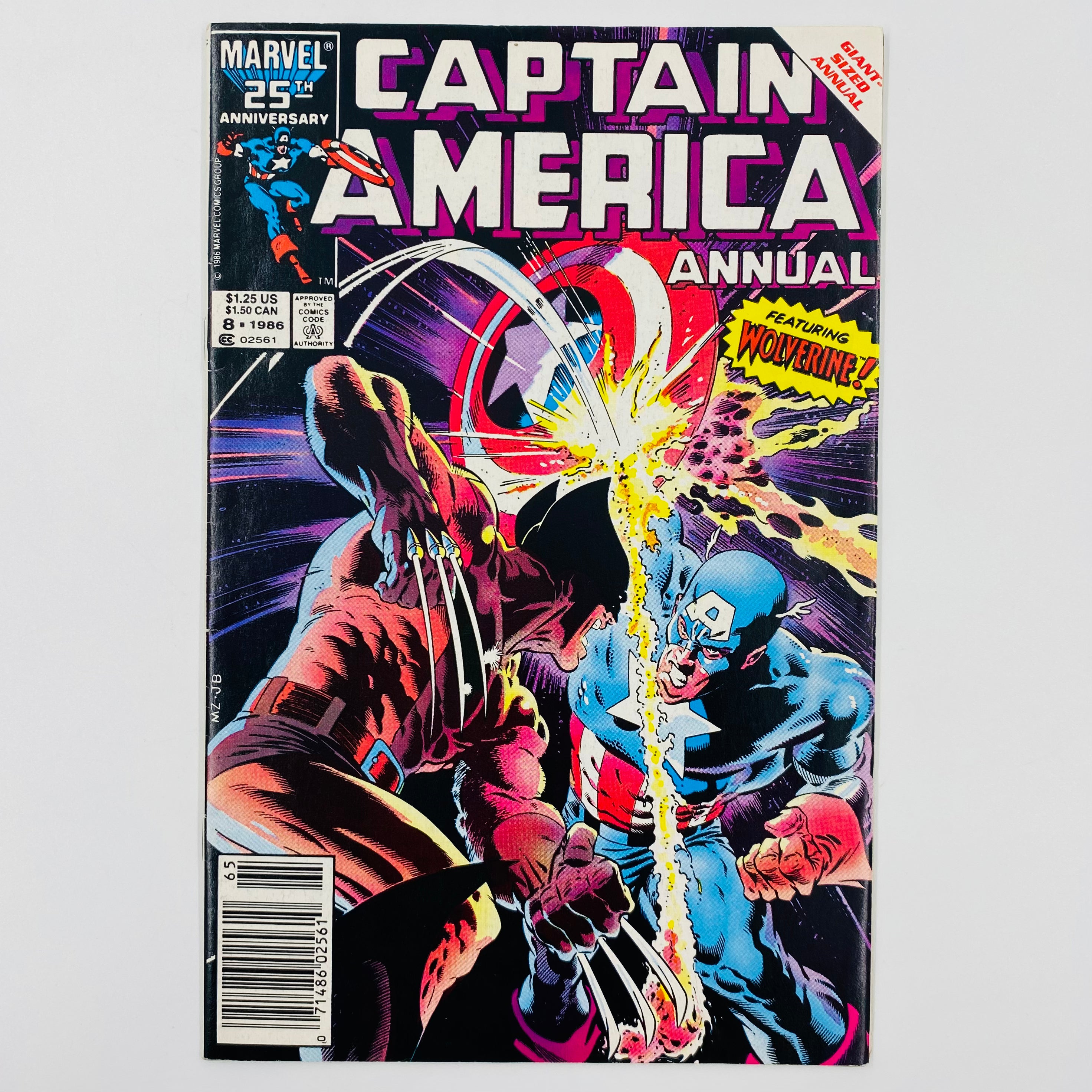 Figurine Marvel Universe Comic Pack – Captain America Annual #8 Avec Wolverine