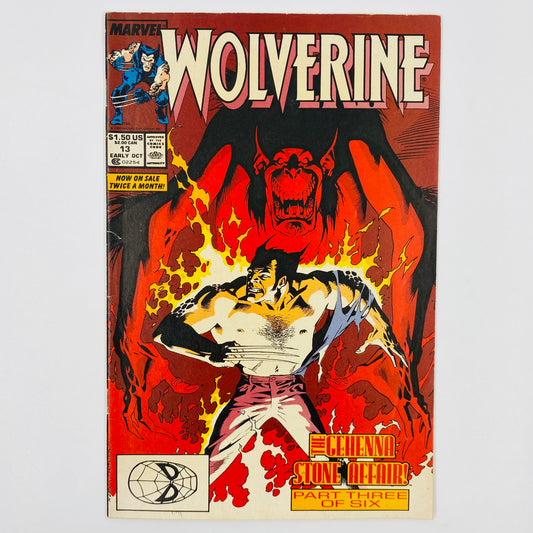 Wolverine #13 “Blood Ties!” (1989) Marvel