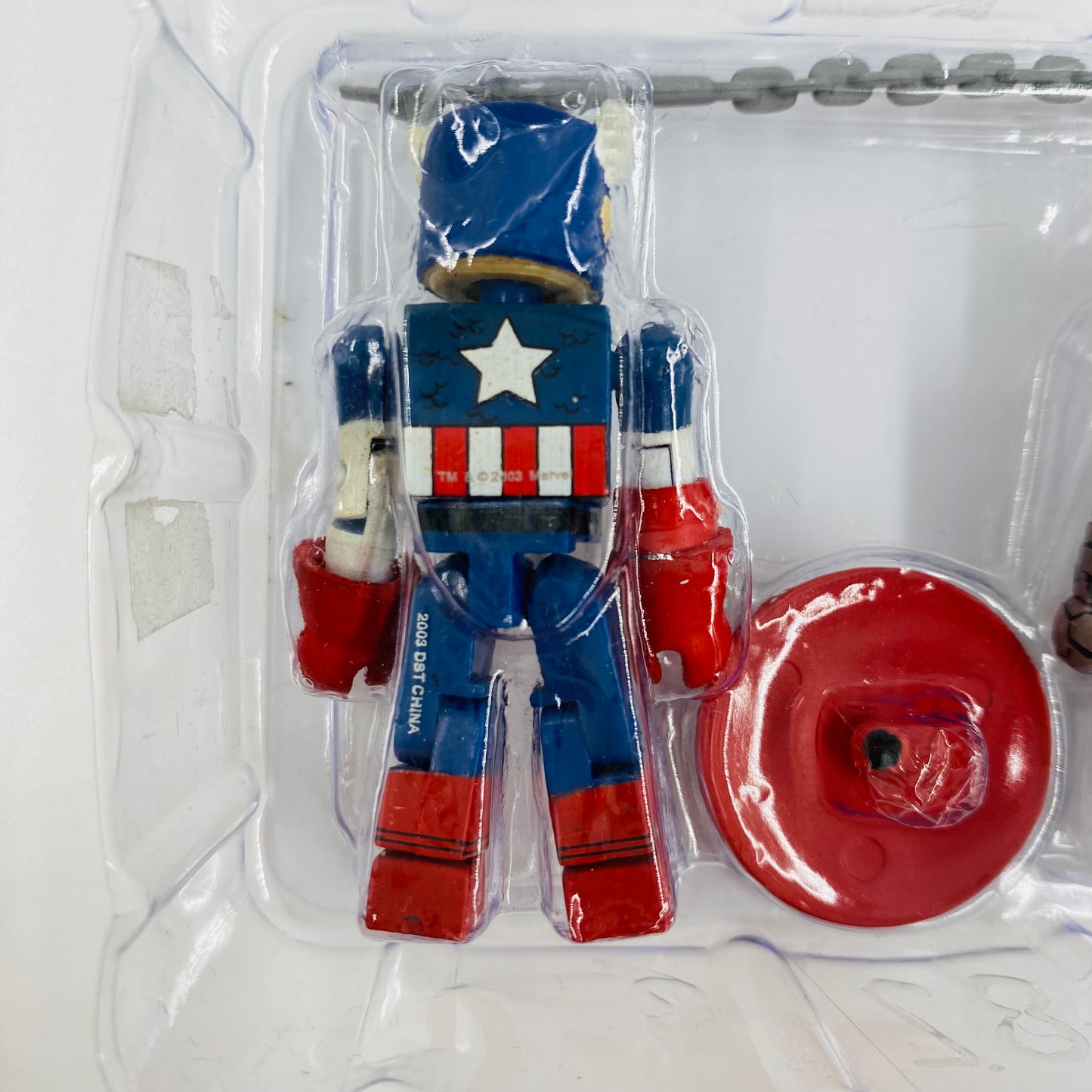 Minimates Marvel Universe wave 5 Captain America & Absorbing Man boxed/opened/complete 2" action figures (2003) Diamond Select Toys & Art Asylum