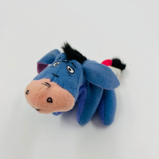 The Many Adventures of Winnie the Pooh Eeyore McDonald's Happy Meal bendable soft toy (2002) loose