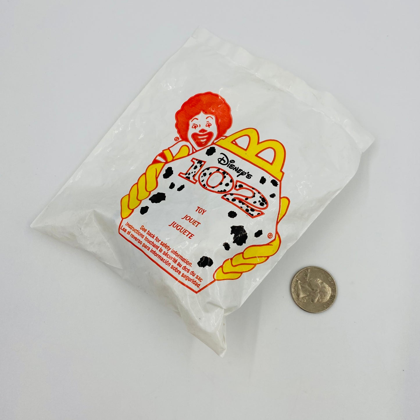 102 Dalmatians McDonald's Happy Meal mystery toy (2000) bagged