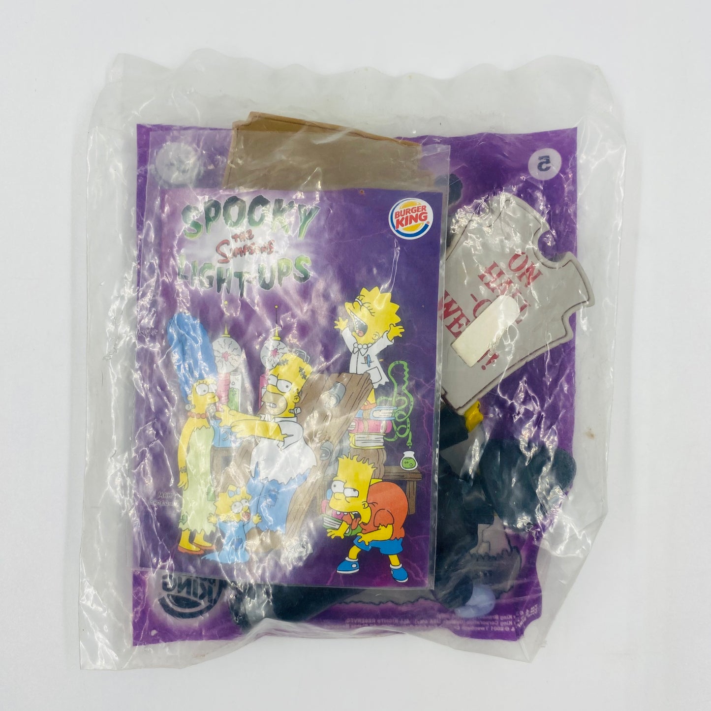 The Simpsons Spooky Light-Ups Ned Flanders Burger King Kids' Meals toy (2001) bagged
