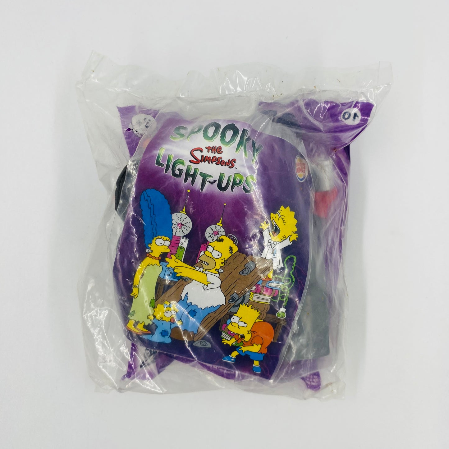 The Simpsons Spooky Light-Ups Marge Simpson Burger King Kids' Meals toy (2001) bagged