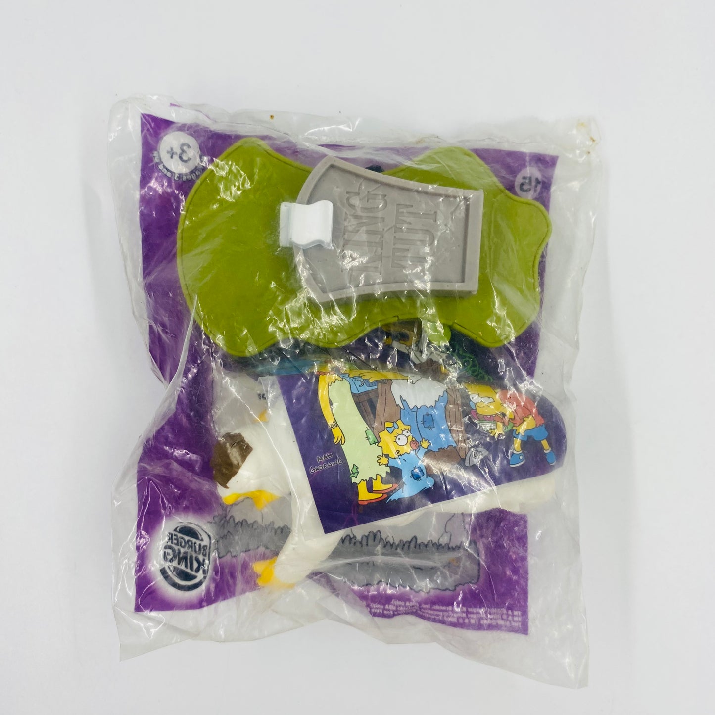 The Simpsons Spooky Light-Ups Barney Burger King Kids' Meals toy (2001) bagged