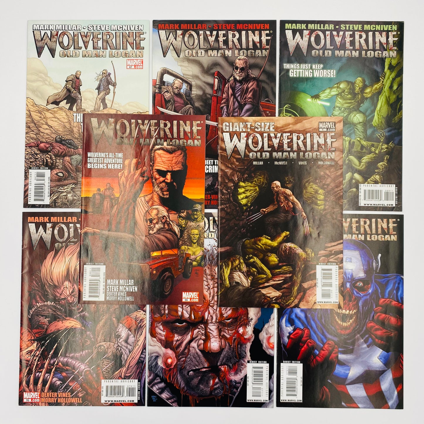 Wolverine #66-72 (2008-2009) & Wolverine Giant Size "Old Man Logan" (2009) Marvel