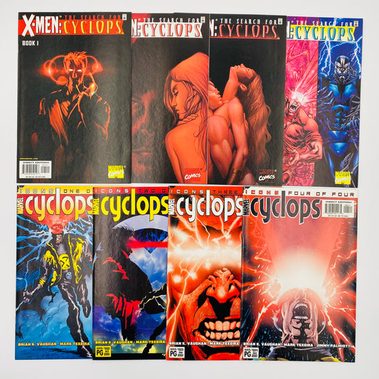 Cyclops Fun Pack: X-Men The Search for Cyclops #1B, 2B, 3B, 4A (2000-2001)  Cyclops #1-4 (2001) Marvel