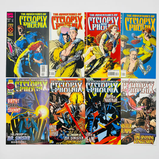 Scott Summers & Jean Grey Fun Pack: The Adventures of Cyclops & Phoenix #1-4 (1994) The Further Adventures of Cyclops & Phoenix #1-4 (1996) Marvel