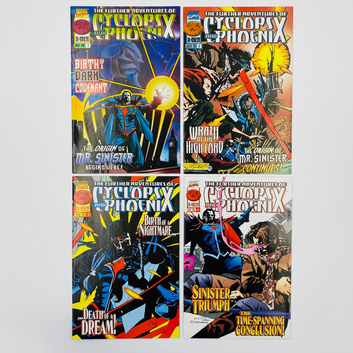Scott Summers & Jean Grey Fun Pack: The Adventures of Cyclops & Phoenix #1-4 (1994) The Further Adventures of Cyclops & Phoenix #1-4 (1996) Marvel
