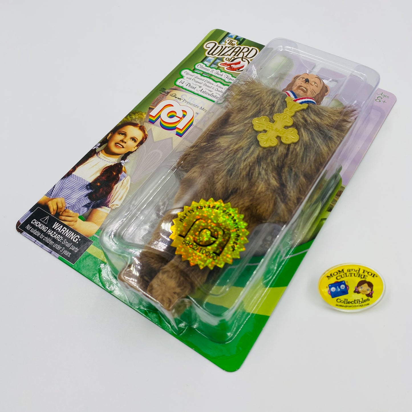 Wizard of Oz Cowardly Lion 8” action figure (2018) MEGO