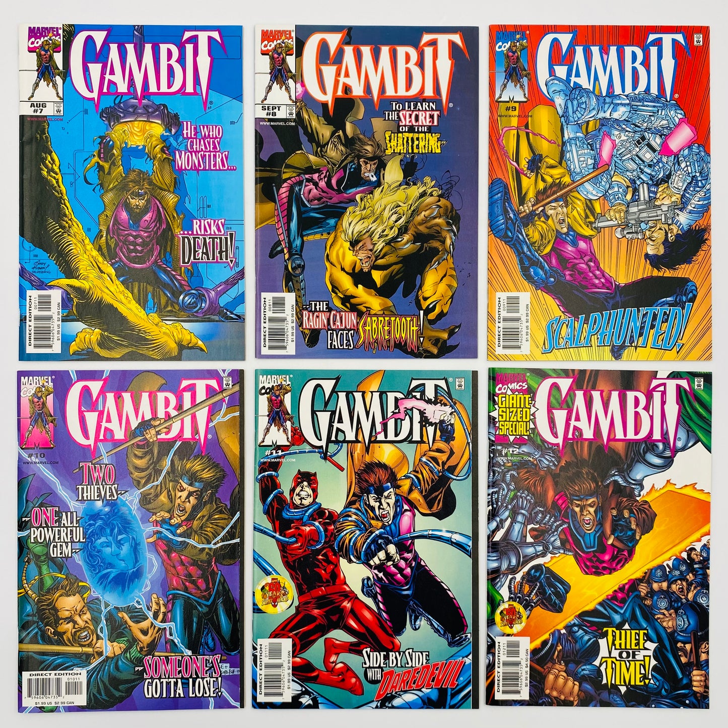 Gambit #1-25 (1998-2001) Gambit Annual 1999 (1999) Gambit Annual 2000 (2000) Marvel