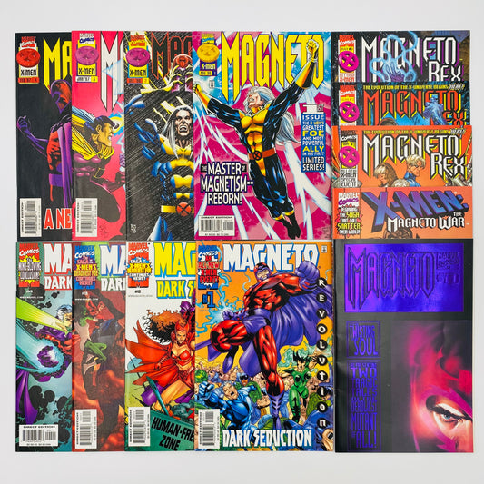 Magneto Fun Pack: Magneto #0 “The Twisting of the Soul” (1993) Magneto #1-4 (1996-1997) X-Men The Magneto War #1 (1999) Magneto Rex #1-3 (1999) Marvel