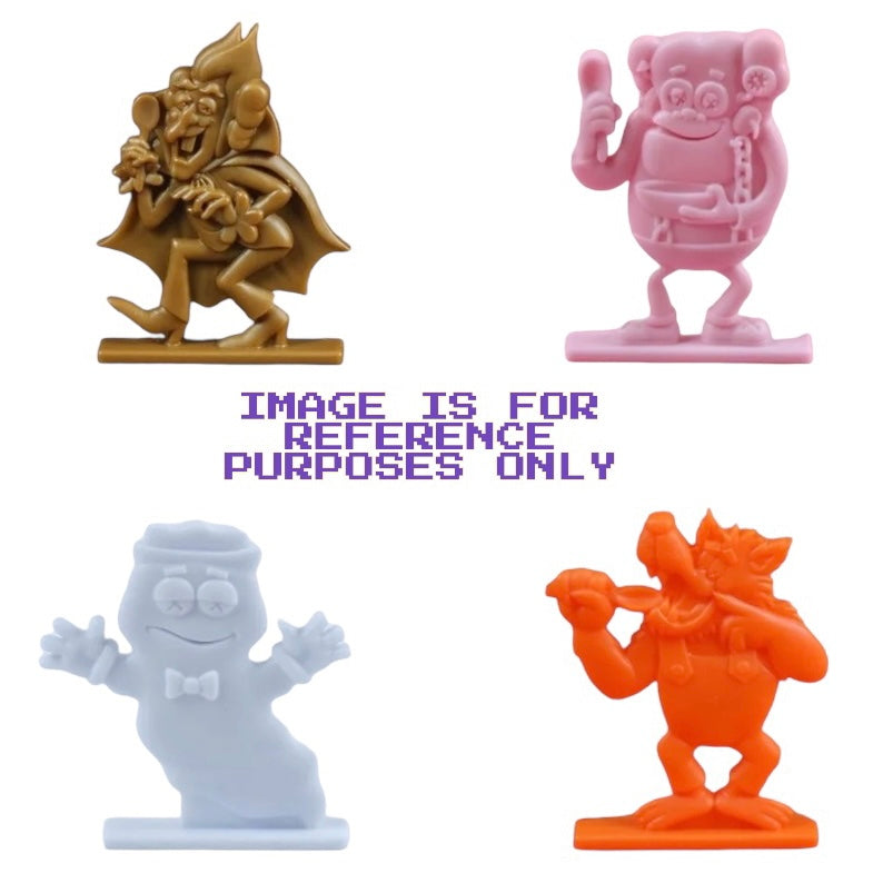 general mills cereal monsters General Mills Cereal Monsters Kaws mail away 4pk figurine set (2022) b – Mom and Pop Culture Collectibles