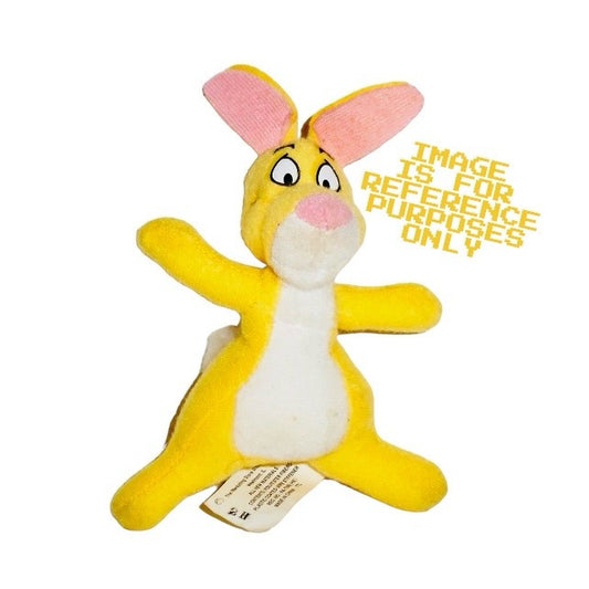 The Many Adventures of Winnie the Pooh Rabbit McDonald's Happy Meal bendable soft toy (2002) bagged