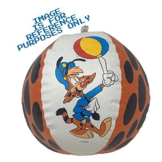 Disney Afternoon Bonkers D Bobcat blow up beach ball Burger King Kids' Meal toy (1994) bagged