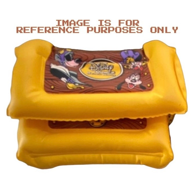 Disney Afternoon blow up treasure chest Burger King Kids' Meal toy (1994) bagged
