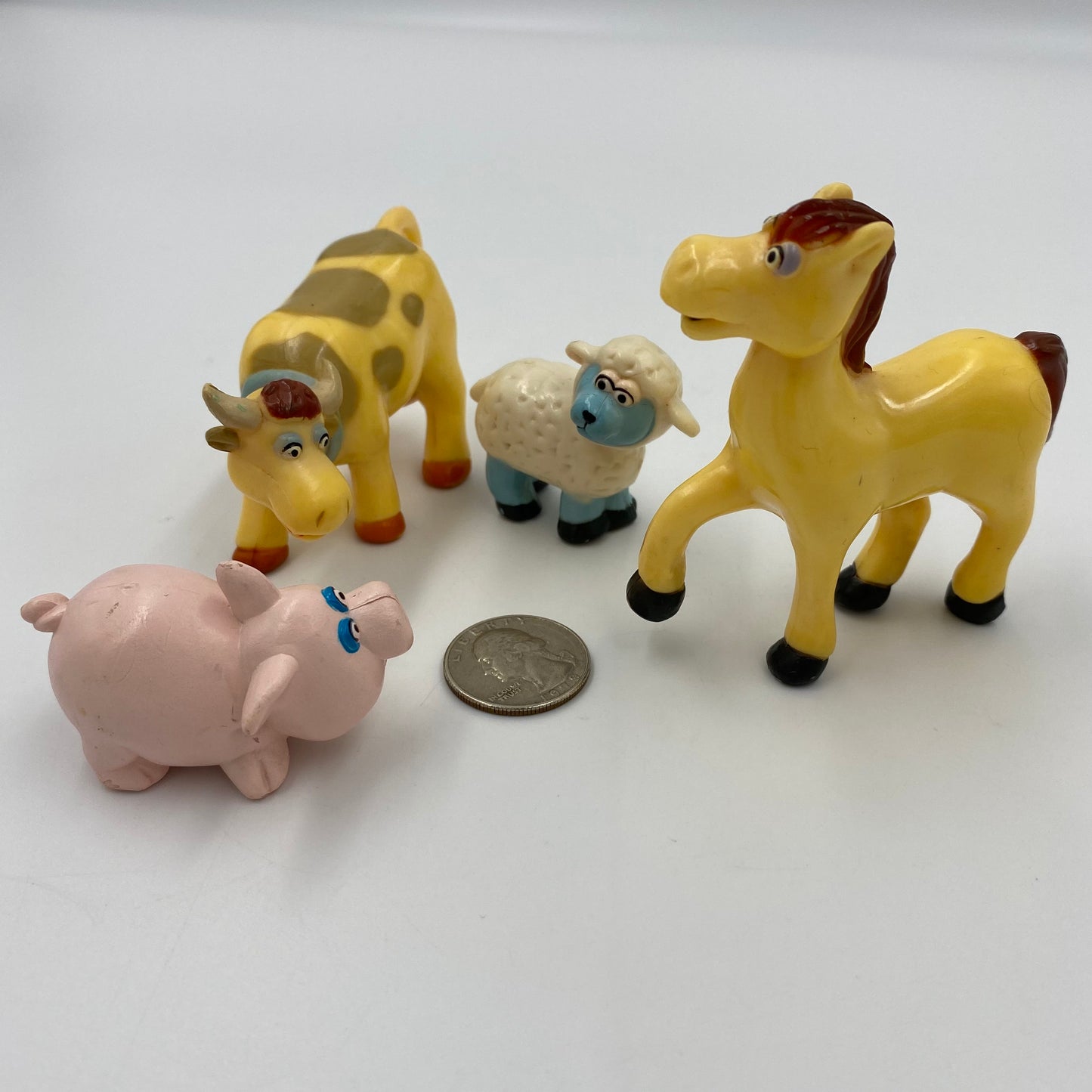 Sesame Street Farm: Farm Animals figurines (early 90’s) Illco/Tyco