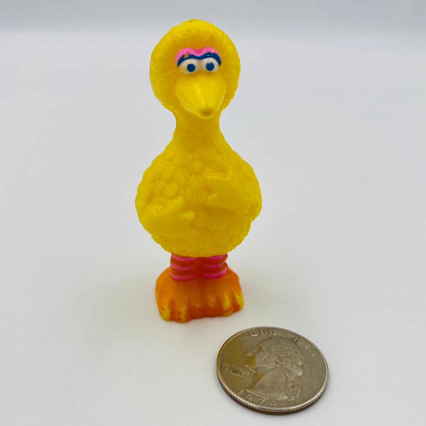 Sesame Street: 1-2-3 Sesame Street Playset Big Bird loose figurine (1984) CBS Toys