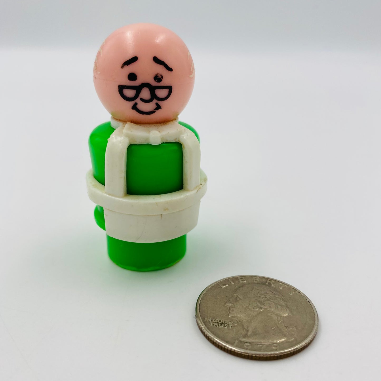 Fisher-Price Little People Sesame Street Mr. Hooper loose figure (1974) Mattel