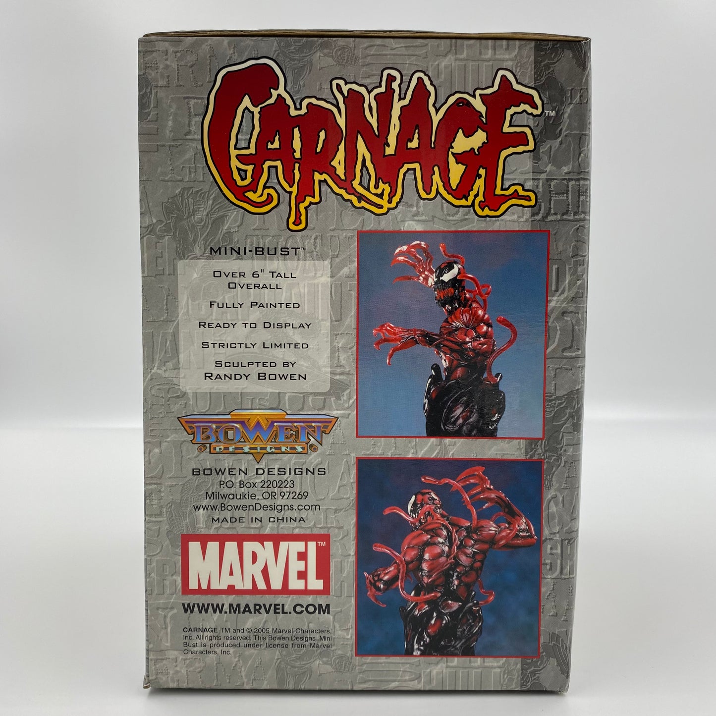 Carnage Marvel mini-bust (2005) Bowen Designs