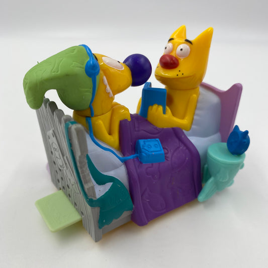 CatDog Wacky Waker-Upper Burger King Kids' Meals toy (1999) loose