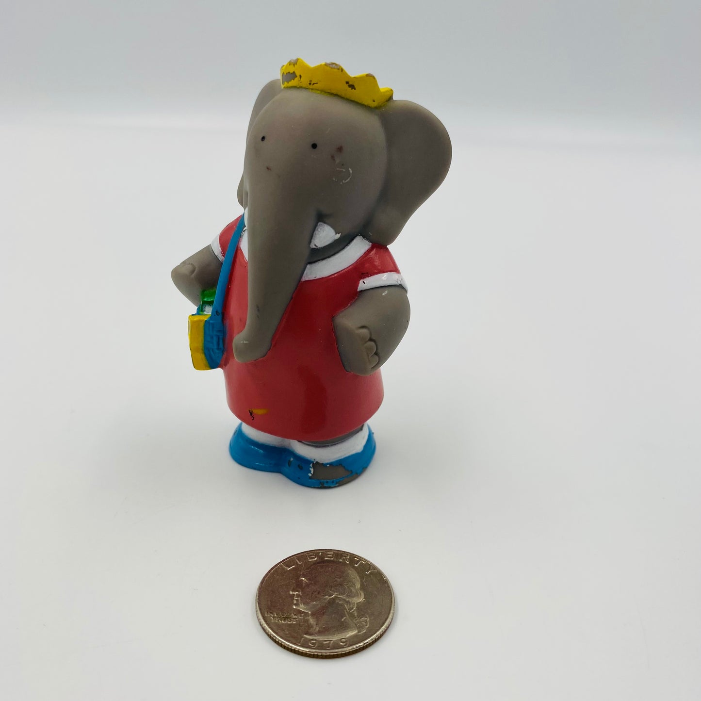 Babar's World Tour Finger Puppets Queen Celeste Arby's Kid's Meal toy (1990) loose