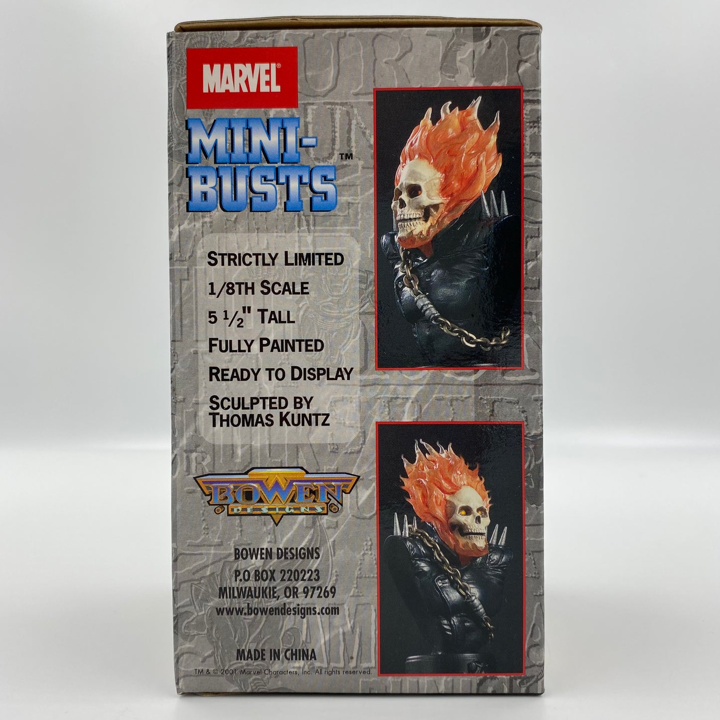 Ghost Rider Marvel mini-bust (2001) Bowen Designs