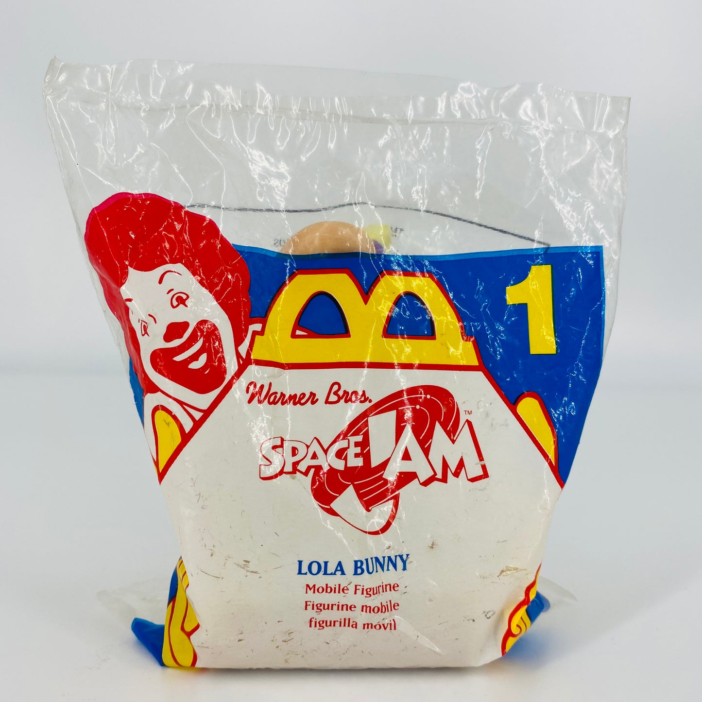 Space Jam Lola Bunny McDonald's Happy Meal toy (1996) bagged
