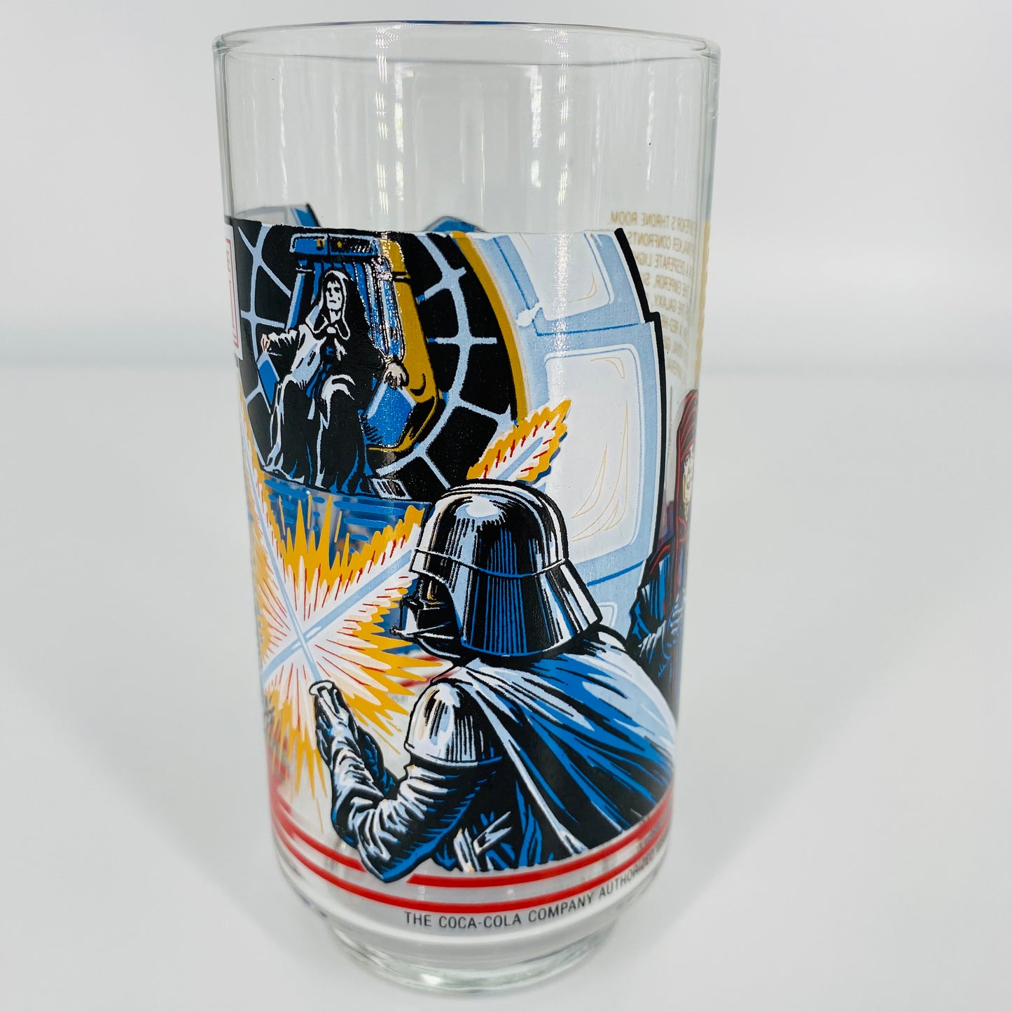 Burger King Coca-Cola Return of the Jedi Luke VS Vader glass (1983)