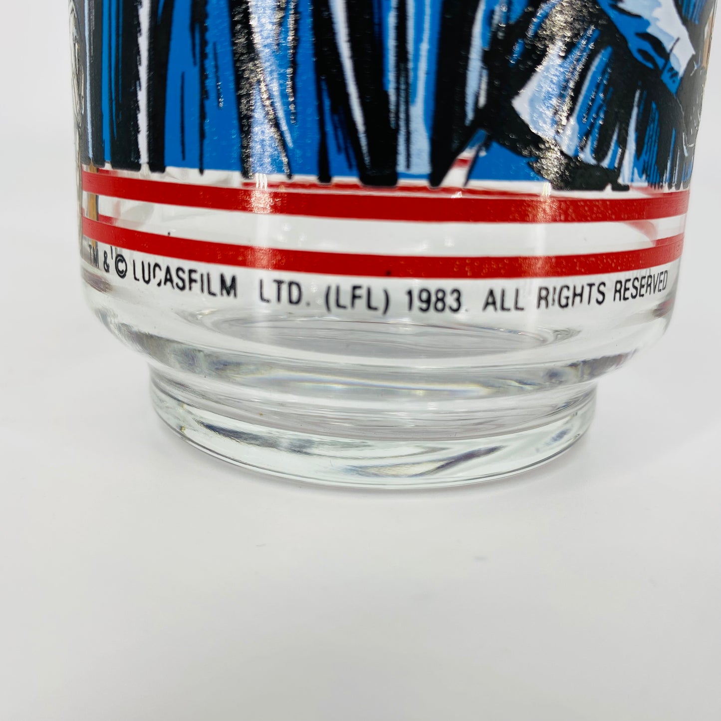 Burger King Coca-Cola Return of the Jedi Luke VS Vader 10oz glass (1983)