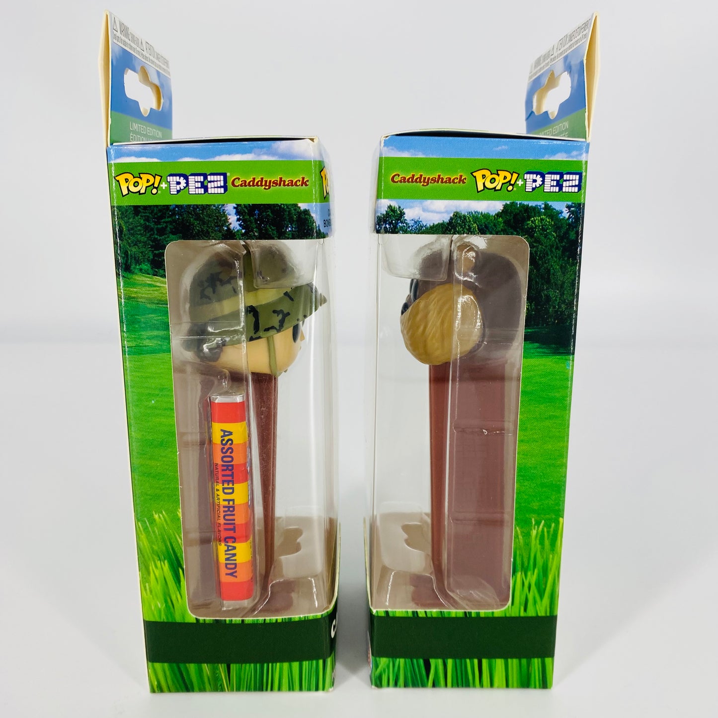 Caddyshack Carl Spackler and Gopher Pop! + PEZ dispensers (2019) boxed