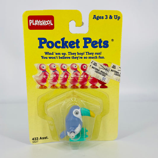 Pocket Pets Toucan carded wind-up (1989) Playskool