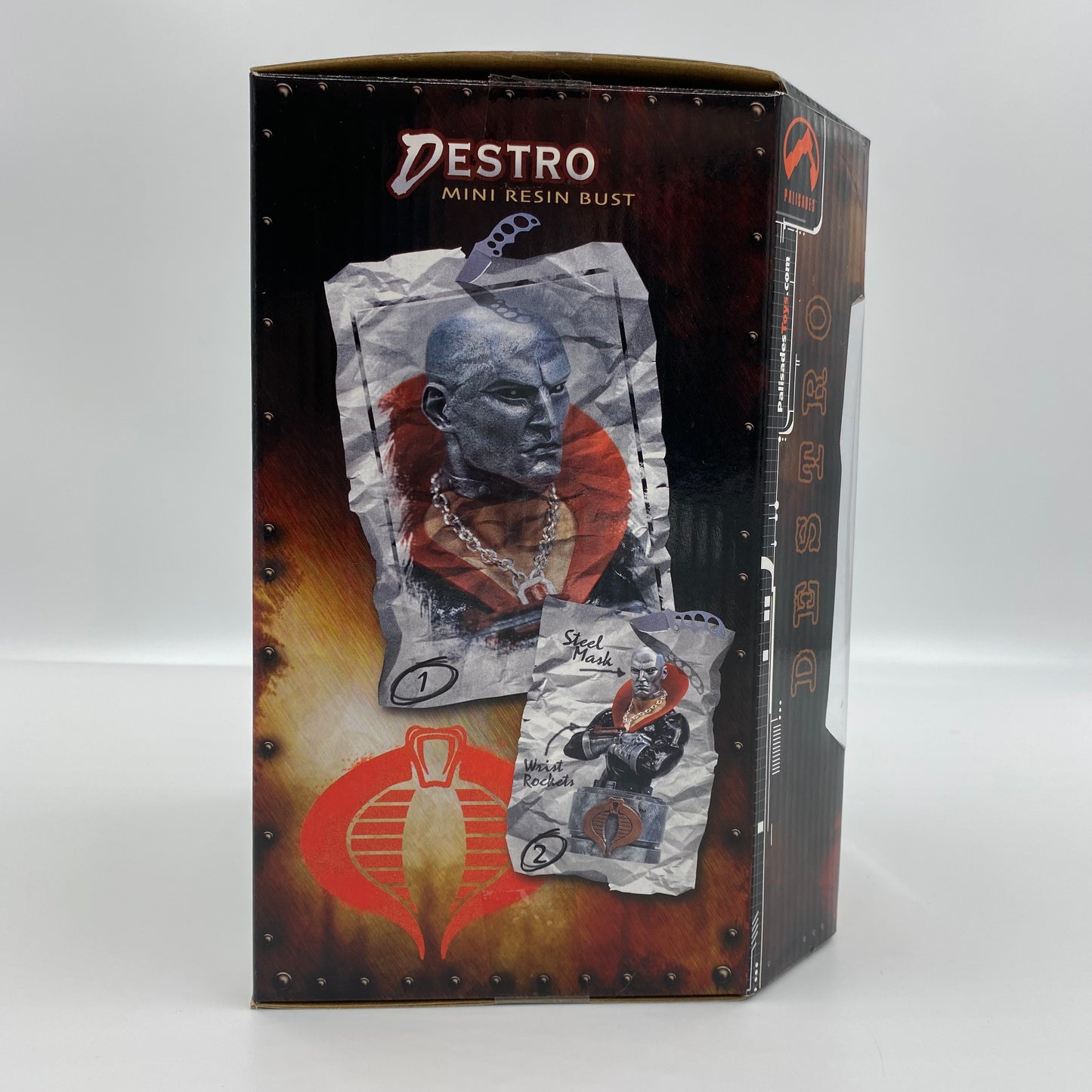 Destro mini resin bust (2003) Palisades