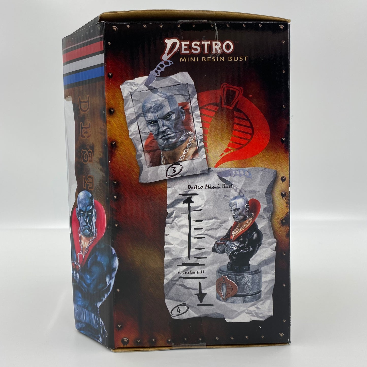 Destro mini resin bust (2003) Palisades